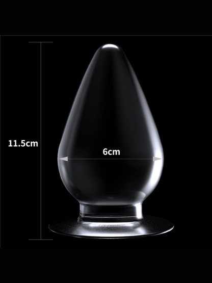  Flawless Clear Anal Plug 4.5 İnç