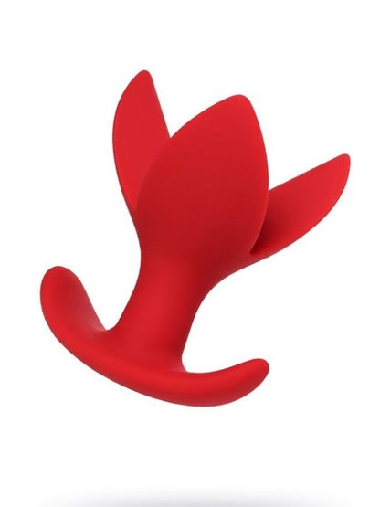  Flower Genişleyen Anal Plug Kırmızı 9 cm