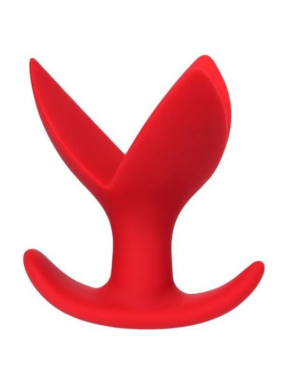 Flower Genişleyen Anal Plug Kırmızı 9 cm
