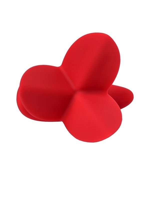  Flower Genişleyen Anal Plug Kırmızı 9 cm