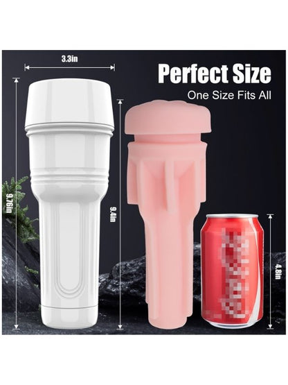 Censan FoxShow MEIPER M310 Erkek Mastürbatör Kupası – TPE + ABS | Tıbbi Silikon | Su Geçirmez | 600g