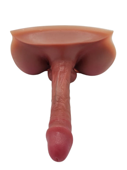  Gerçekçi Yarım Vücut Dildo Mastürbatör 19 CM