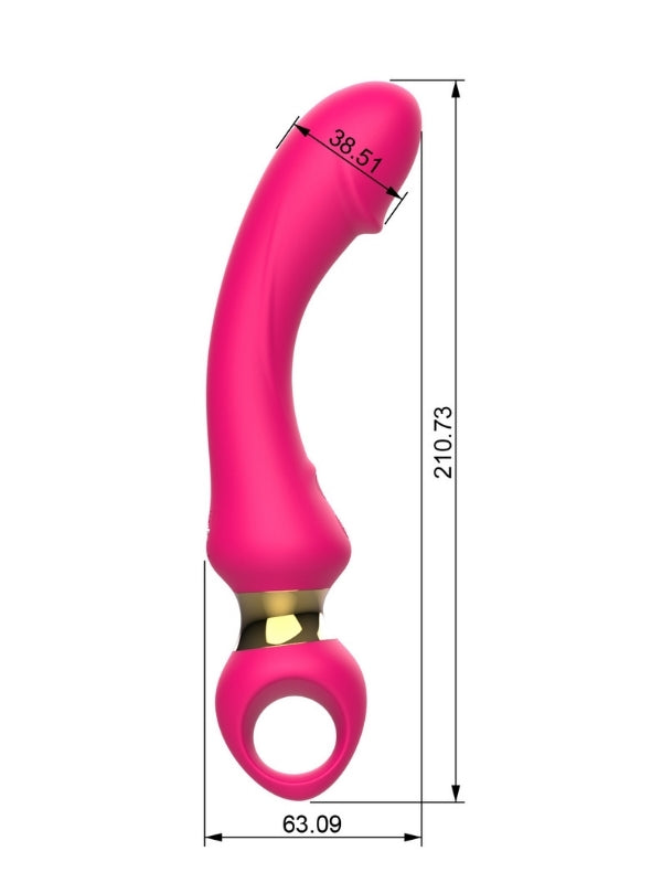  Halkalı Ergonomik Vibratör – G Noktası Uyarıcı, Şarjlı ve Silikon Tasarım