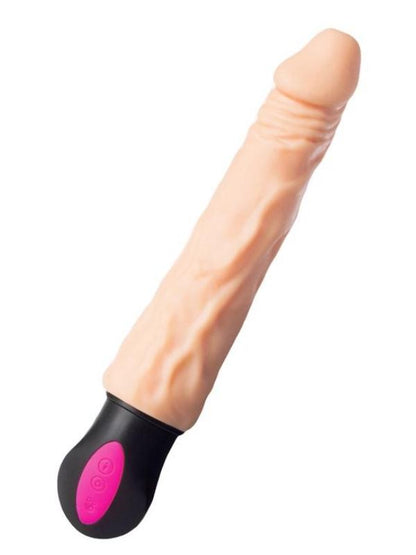  Isıtmalı Realistik Vibratörü TPE Ten 25 cm