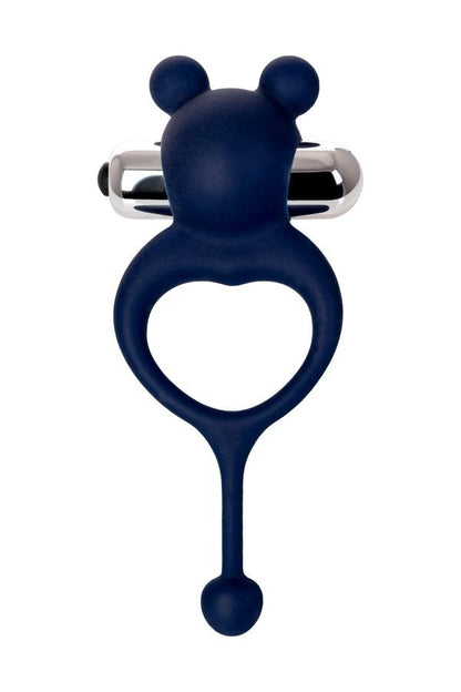Censan Jos Mickey Kuyruklu ve Titreşimli Mavi Penis Halkası