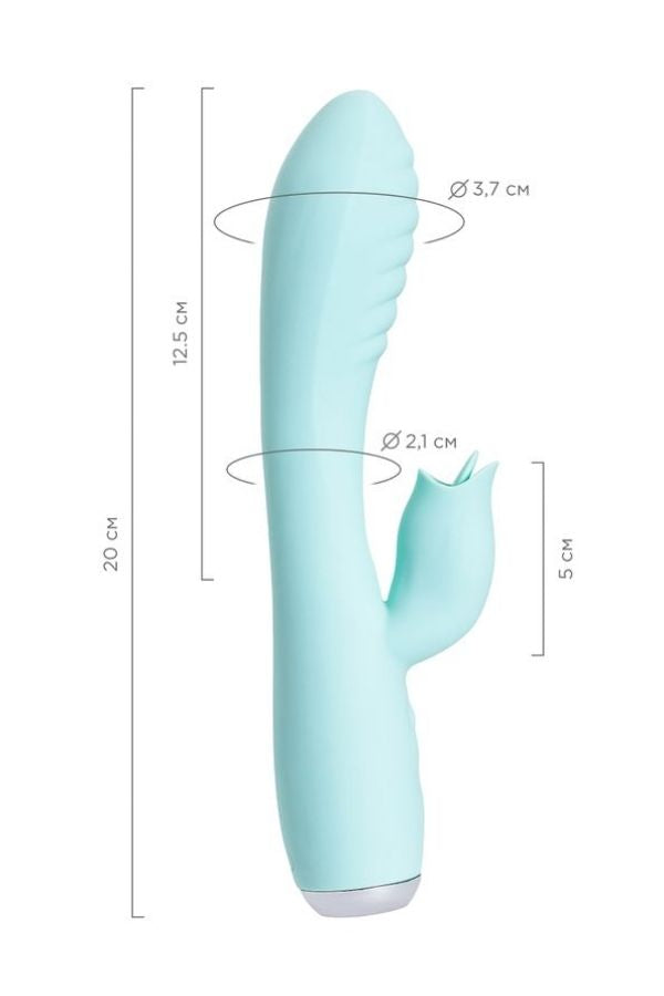 Censan Jos Milo 20cm Klitoral Uyarıcı ve Dilli Vibratör