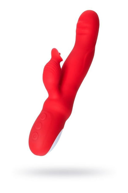 Censan Jos Redli 21cm Kırmızı Klitoral Uyarıcılı Vibratör