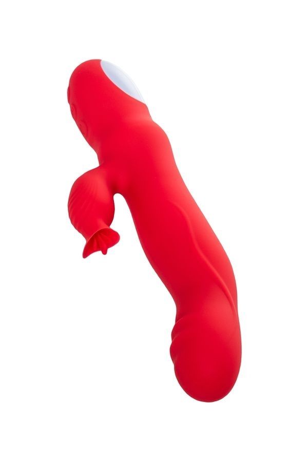Censan Jos Redli 21cm Kırmızı Klitoral Uyarıcılı Vibratör
