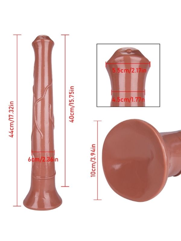  KahveRengi 44 cm At Dildo Model No:1062