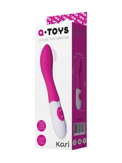 Censan Kari Vibratör silikon pembe 19,2 cm