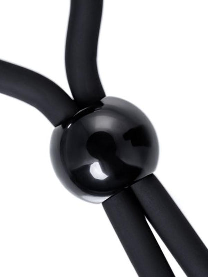 Censan Kement Ect Model silikon siyah 14 cm Penis Halkası