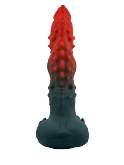 Censan Kırmızı Siyah Canavar Dildo Model 1