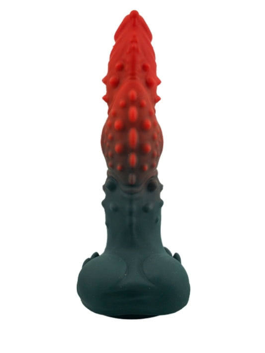 Censan Kırmızı Siyah Canavar Dildo Model 1