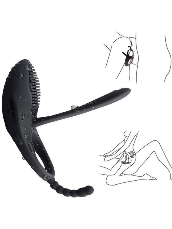 Censan Love Glow Love Desire 3’ü 1 Arada Klitoris, Anal ve Vajinal Uyarıcı – Titreşimli Testis ve Penis Halkası