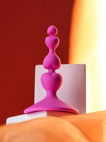  Loverty Anal Plug Pembe 8 cm