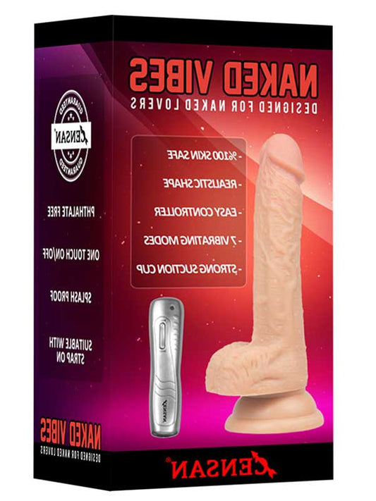  Naked Vibes 21cm Gerçekçi Dildo Vibratör