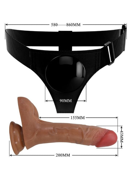  Oher Fışkırtmalı & Titreşimli Belden Bağlamalı Dildo Vibratör