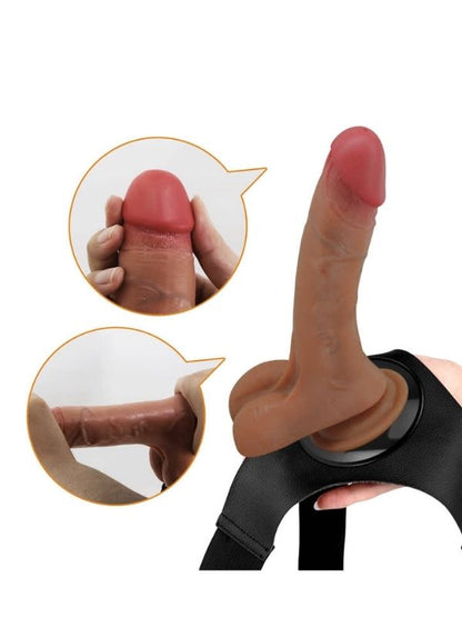  Oher Fışkırtmalı & Titreşimli Belden Bağlamalı Dildo Vibratör