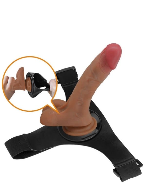  Oher Fışkırtmalı & Titreşimli Belden Bağlamalı Dildo Vibratör