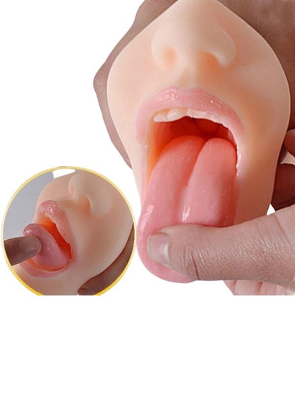  Oral ve Vajinal Çift Girişli Masturbatör