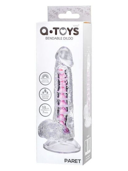 CENSAN  Paret Kıkırdaklı Jel Dildo 18 cm