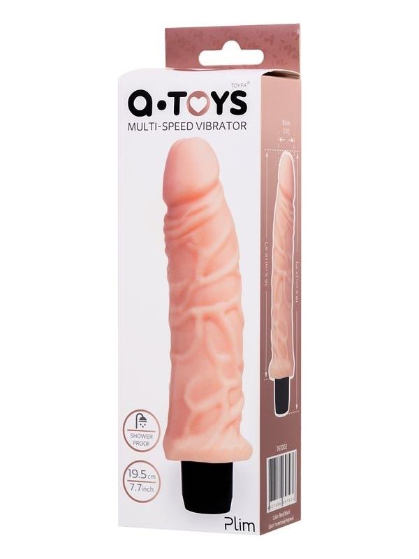 Plim Realistik Vibratör TPE Ten 19,5 cm