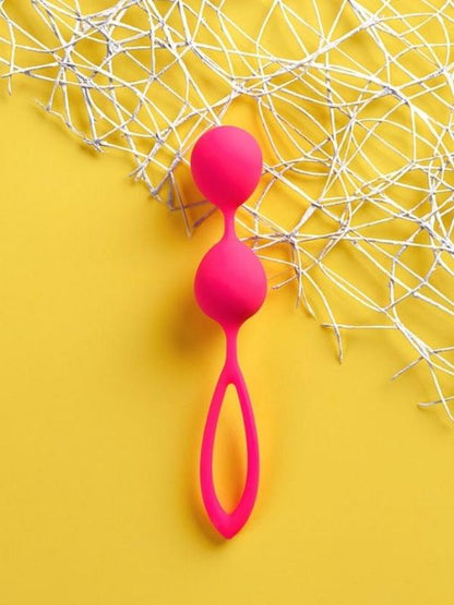 Censan Rai Vajinal Kegel Egzersiz Topları Pembe 17 cm