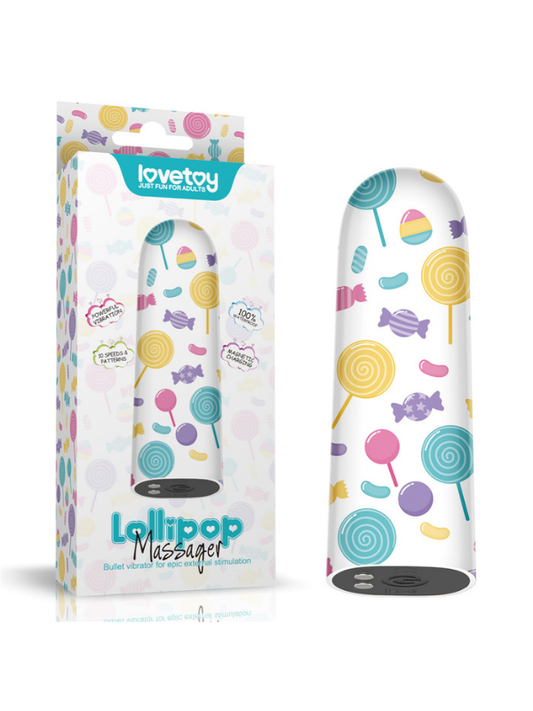  Rechargeable Lollipop Massager Kurşun Vibratör
