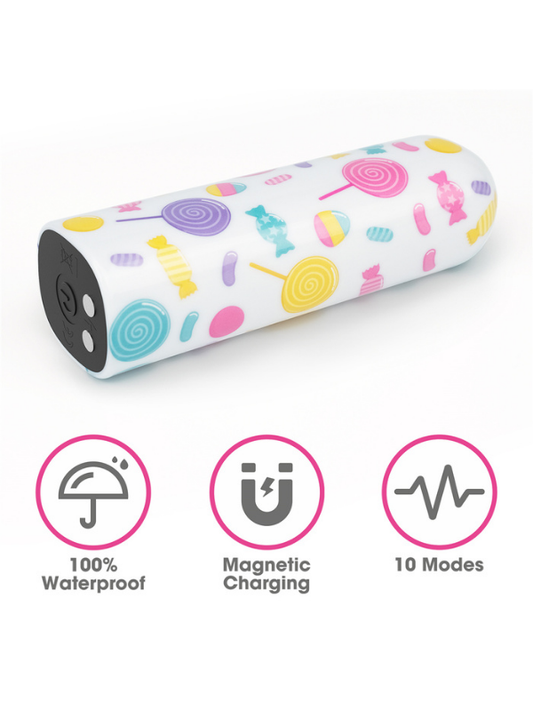  Rechargeable Lollipop Massager Kurşun Vibratör