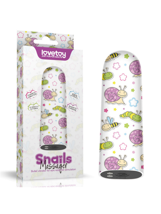  Rechargeable Snails Massager Kurşun Vibratör