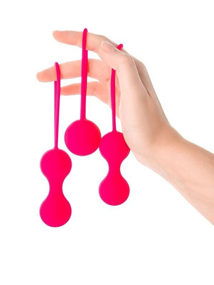 Censan Redvil Kegel Vajinal Top Seti Pembe 16,5 cm