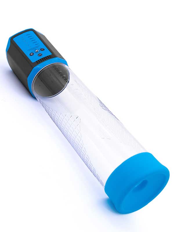  Şarjlı LCD Göstergeli Otomatik Penis Pompası - Mavi