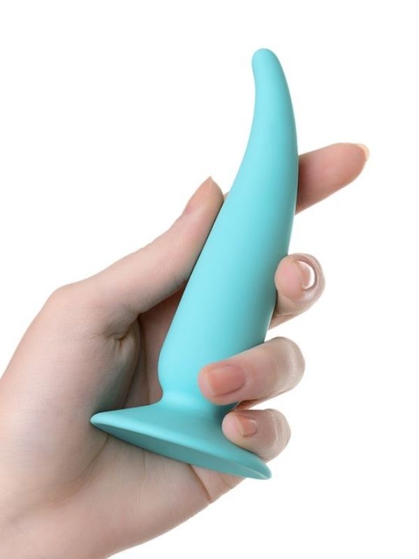  Sarru anal kılıfı silikon mavi 12,5 cm 2,7 cm