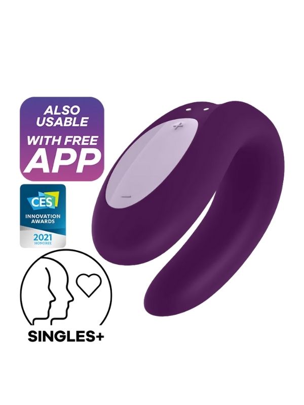  Satisfyer Double Joy Telefon Kontrollü Giyilebilir Vibratör