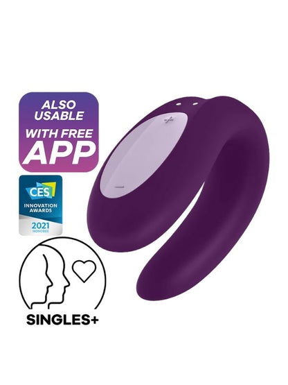  Satisfyer Double Joy Telefon Kontrollü Giyilebilir Vibratör