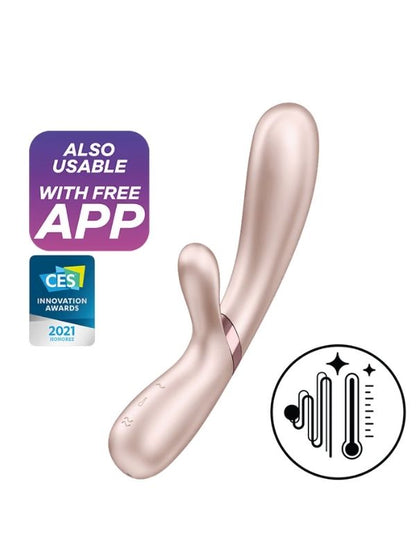  Satisfyer Hot Lover Silver Telefon Kontrollü ve Isıtma Özellikli Vibratör