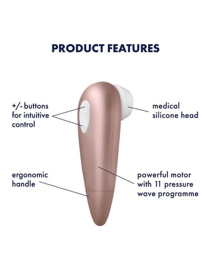 Censan Satisfyer Number One Vakum Dalgası Klitoral Vibratör