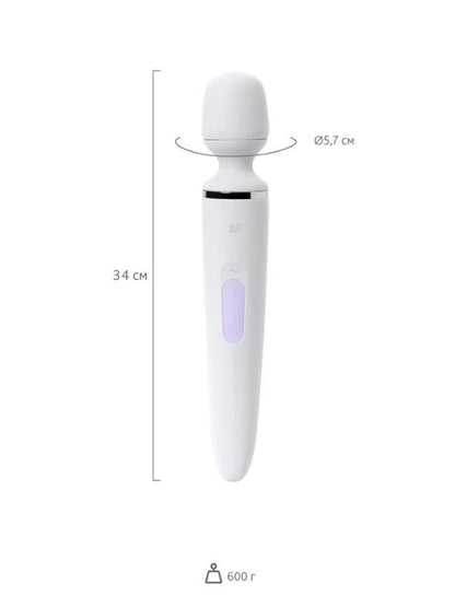 Censan Satisfyer Wand-er Woman Beyaz Vibratör 34cm