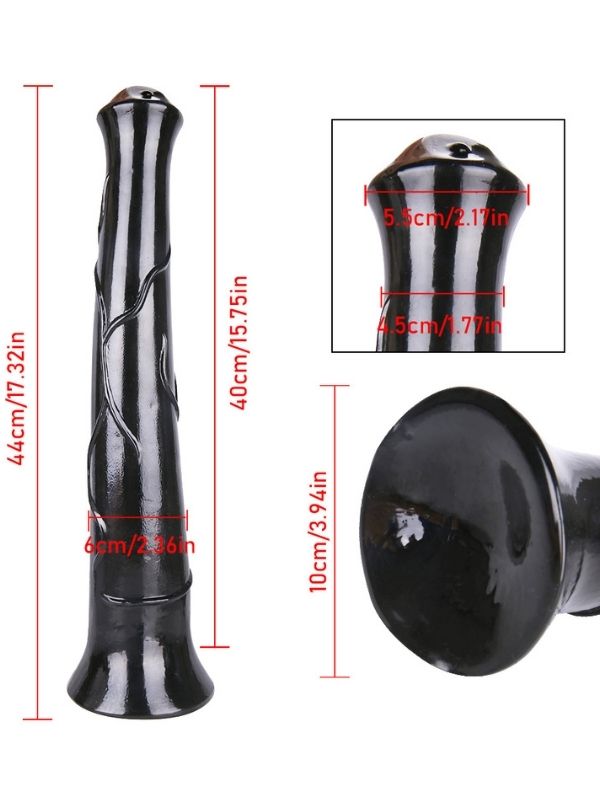  Siyah Renkli 44 cm At Dildo Model No:1062