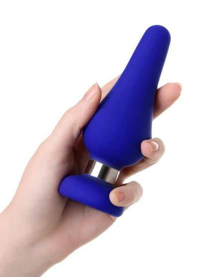  Slassic Anal Plug Boyut L Mavi, 13 cm