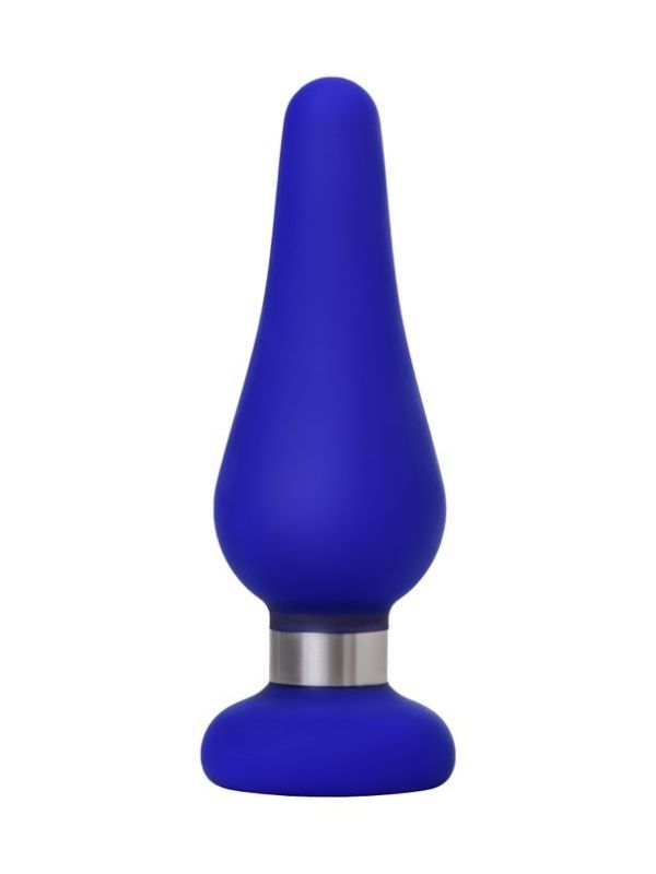  Slassic Anal Plug Boyut M Mavi 11,5 cm 3,7 cm