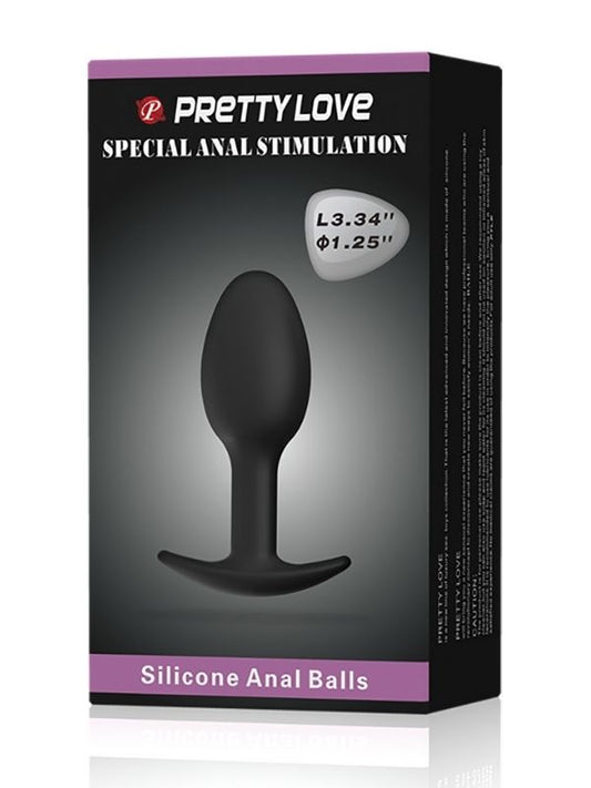  Special Anal Stimulation İçi Ağırlıklı Top Olan Anal Plug Tıkaç