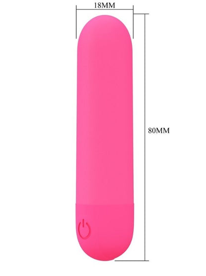 Censan Stefan Mini Massager Bullet Vibratör Kırmızı