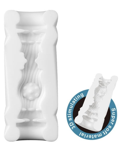 Censan Super Soft Material 3d Stimulating Jade Kola Kutusu Şeklinde Mastürbatör