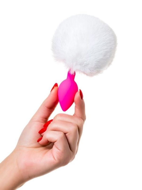  Sweet Bunny Kuyruklu Anal Plug Pembe 13 cm 43 gr