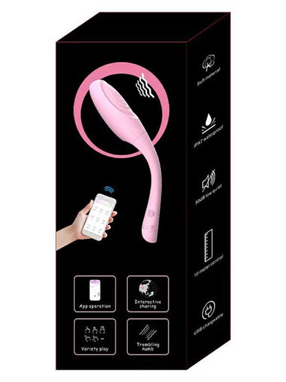 Censan Telefon Kontrollü Şarjlı Vibratör Açık Pembe