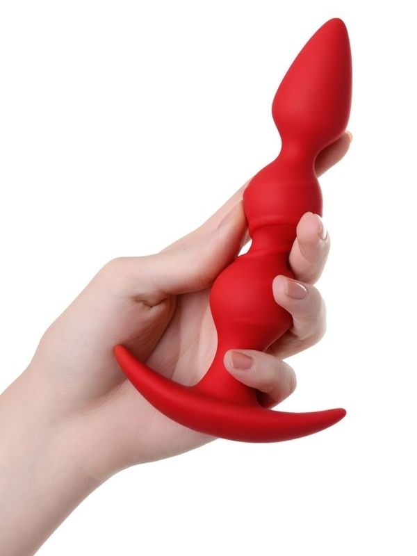  Trio Anal Plug Kırmızı 16 cm