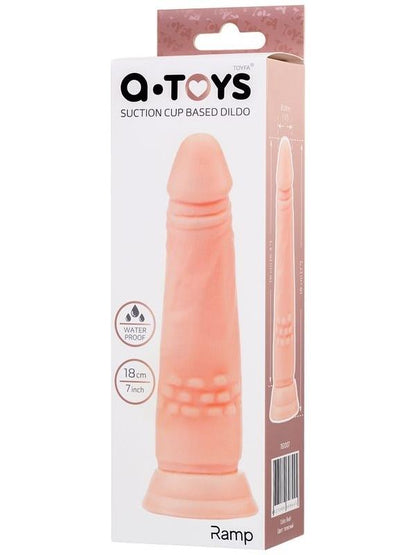 Censan Vantuzlu Realistik Dildo TPE Ten 18 cm