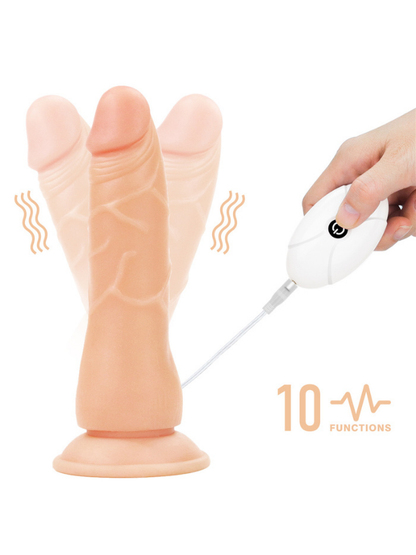  Vibrating Easy Strapon Set 7.5 İnç Belden Bağlamalı