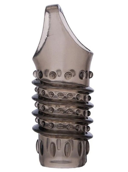 Censan  XLover Penis Extender Kılıfı TPE Siyah Şeffaf 7.5 cm
